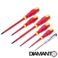 Komplet wkrętaków elektrycznych 6 szt DIAMANTO