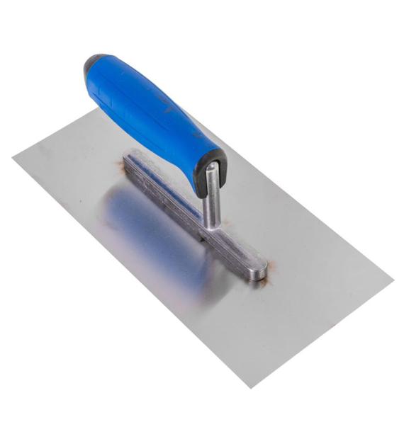 Paca nierdzewna z gumowym uchwytem 270mm gładka