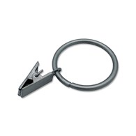 Żabka do karniszy z kółkiem fi 26mm SATYNA