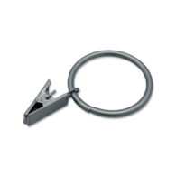 Żabka do karniszy z kółkiem fi 26mm SATYNA