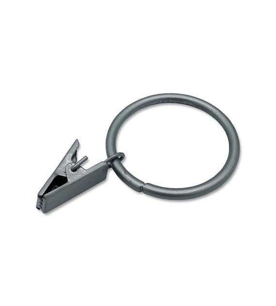 Żabka do karniszy z kółkiem fi 26mm SATYNA