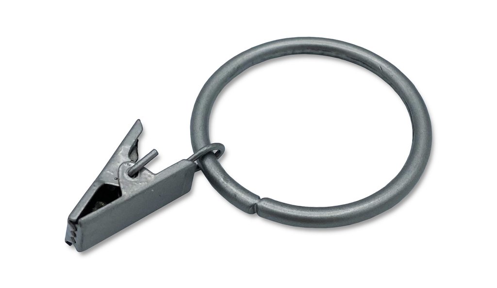 Żabka do karniszy z kółkiem fi 26mm SATYNA