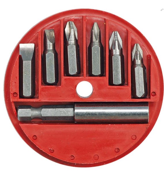 Końcówki 7szt z magnesem