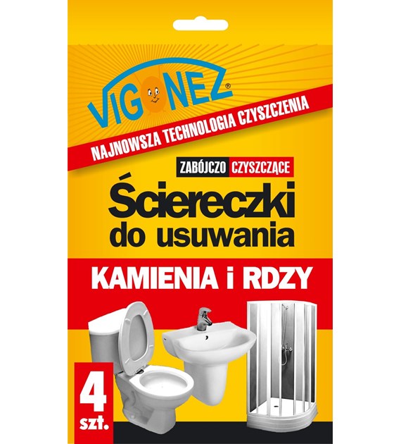 Ściereczki do usuwania kamienia i rdzy VIGONEZ