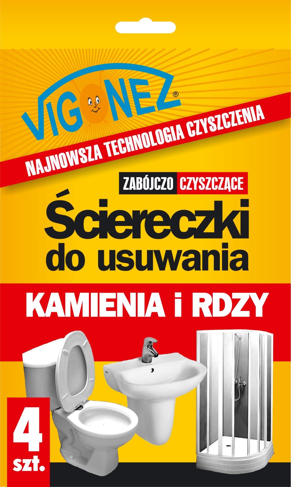 Ściereczki do usuwania kamienia i rdzy VIGONEZ