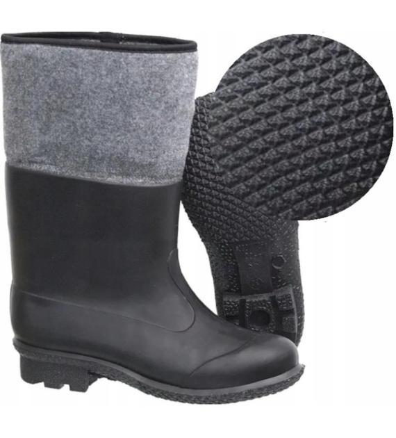 Buty gumowo filcowe rozm. 43