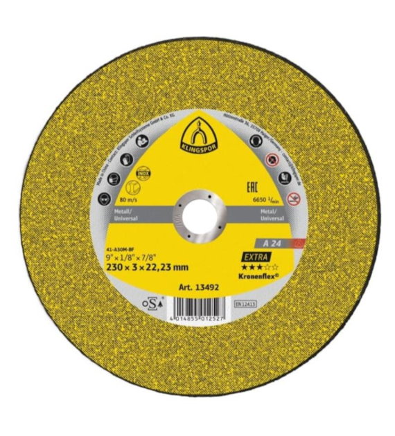 KLINGSPOR Tarcza metal płaska KRONEFLEX EXTRA 115x2,5mm