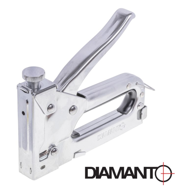 Zszywacz tapicerski z regulacją 4 - 14mm DIAMANTO PROFESSIONAL
