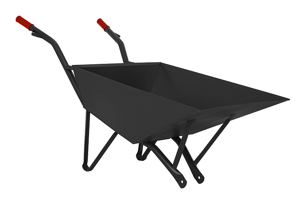 Taczki metalowe b/koła (czarne lub niebieskie)