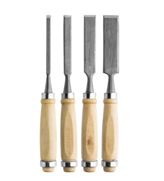 Dłuta do drewna 6-12-18-24 mm 4 szt