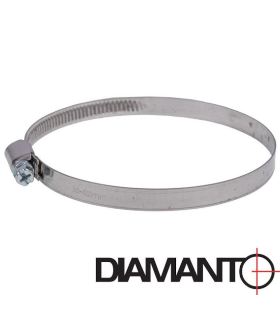 Opaska ślimakowa 80 - 100mm DIAMANTO