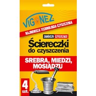 Ściereczki do czyszczenia srebra, miedzi i mosiądzu VIGONEZ Venus 4 szt