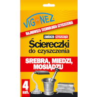 Ściereczki do czyszczenia srebra, miedzi i mosiądzu VIGONEZ Venus 4 szt