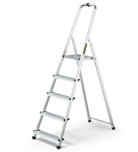 Drabina aluminiowa-domowa 5-stopniowa 125kg