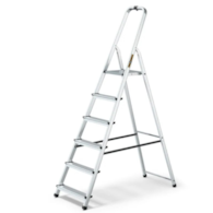 Drabina aluminiowa-domowa 6-stopniowa 125kg