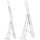 Drabina 3-elementowa aluminiowa 3x12 szczebli 150kg