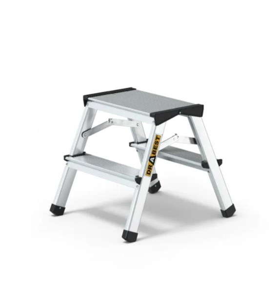 Drabina taboret aluminiowy 2-stopniowy 125kg