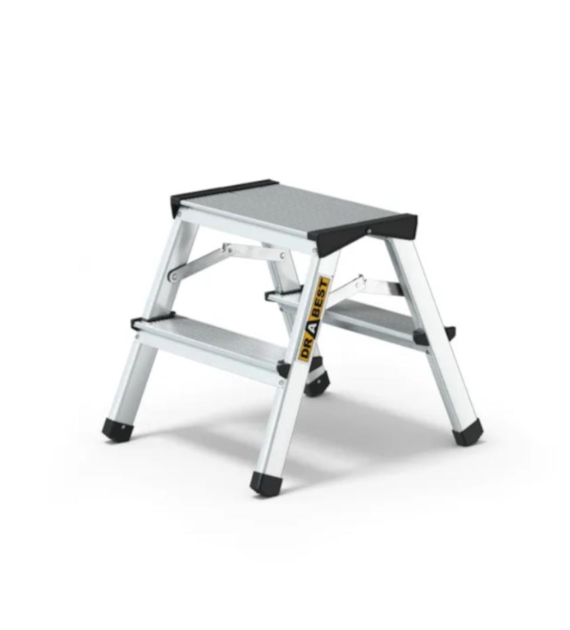Drabina taboret aluminiowy 2-stopniowy 125kg