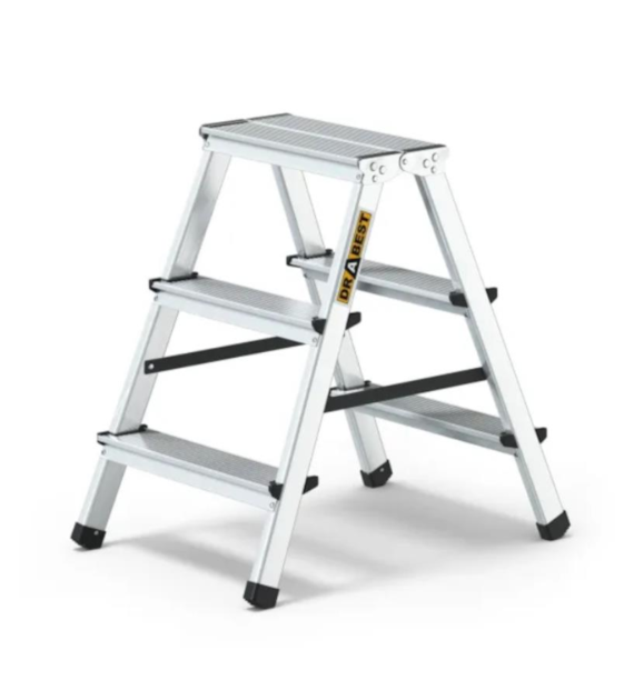 Drabina taboret aluminiowy 3-stopniowy 125kg