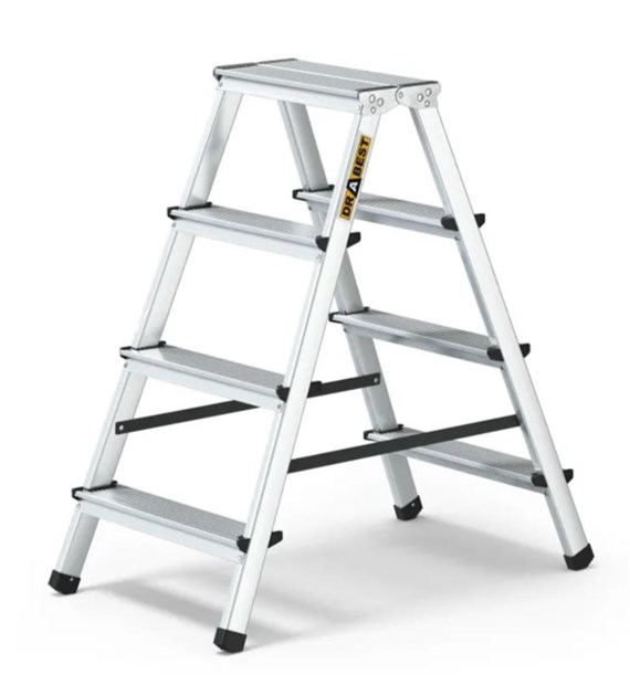 Drabina taboret aluminiowy 4-stopniowy 125kg