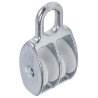 Bloczek podwójny z plastikową rolką 30 mm DIAMANTO