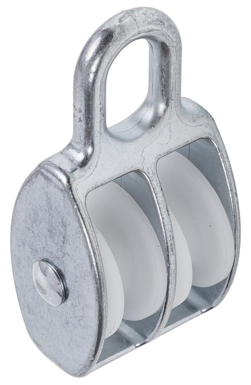 Bloczek podwójny z plastikową rolką 30 mm DIAMANTO