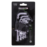 Klucze imbusowe TORX T15 - T50 krótkie DIAMANTO