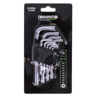 Klucze imbusowe TORX T15 - T50 krótkie DIAMANTO