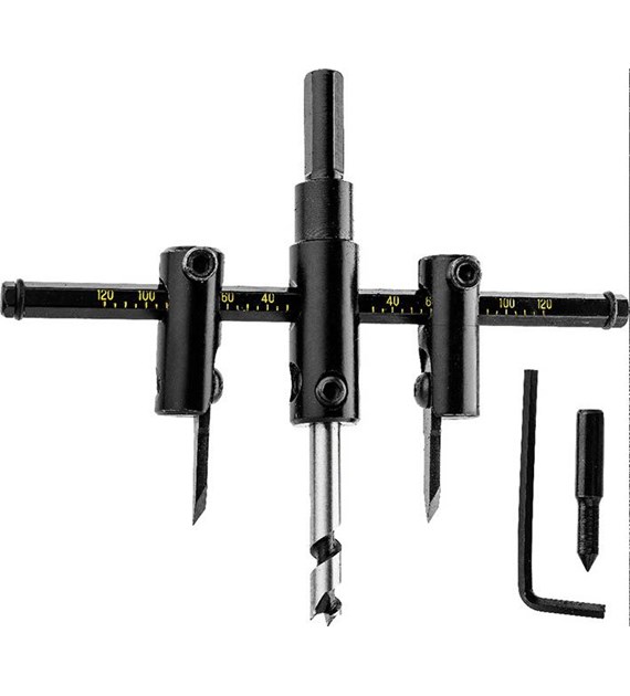 Wycinak otworów do drewna 30 - 120 mm