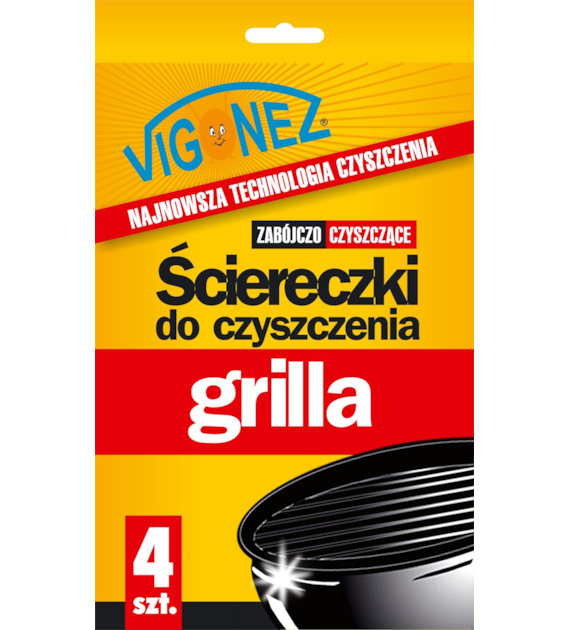 Ściereczki do czyszczenia grilla VIGONEZ 4 szt