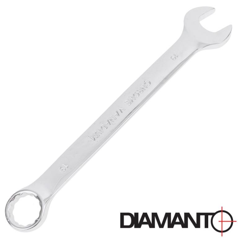 Klucz płasko - oczkowy CV 19 mm DIAMANTO