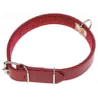 Obroża skóra 1,4 x 40cm czerwona