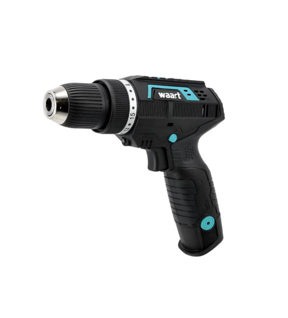 WAART Wkrętarka akumulatorowa dwubiegowa 12V, 2 akumulatory 12V/ 1,5Ah, ładowarka