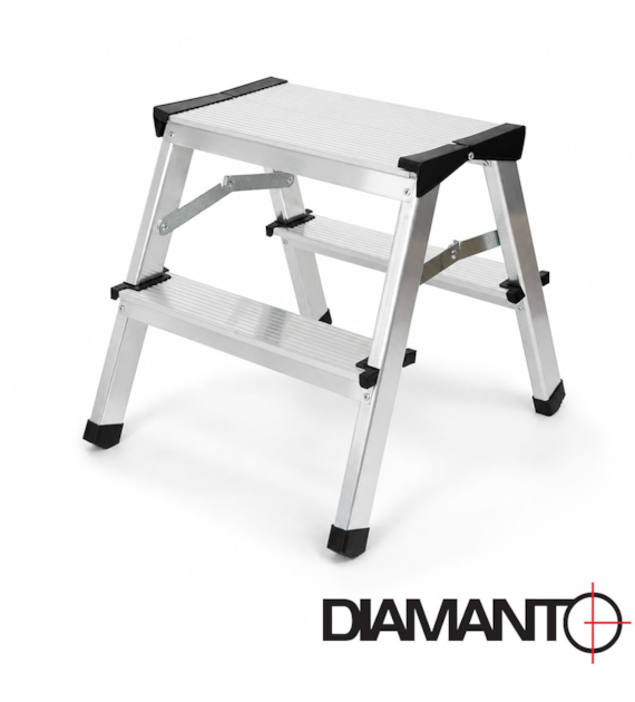 Drabina taboret aluminiowy 2-stopniowy 125kg