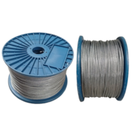 Lina stalowa PCV 4mm (6x7),