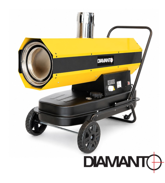 Nagrzewnica olejowa DIAMANTO 40 kW z odprowadzaniem spalin
