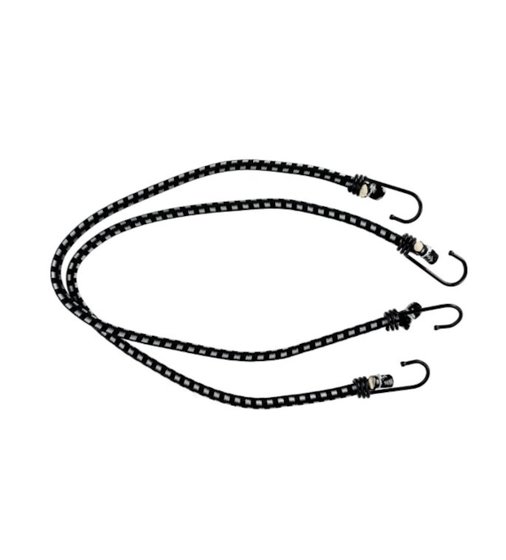 Ściągacze elastyczne do bagażu 8 mm x 60 cm, 2 haki, 2 szt.