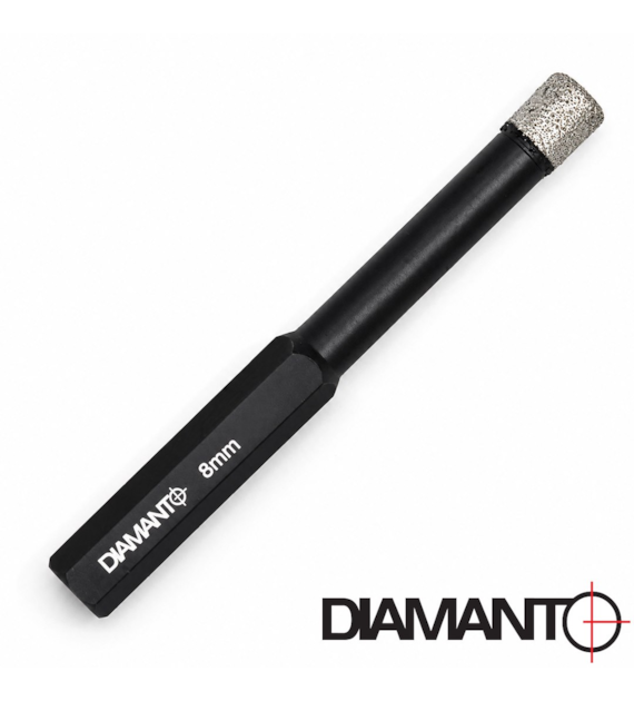 Wiertło diamentowe do gresu HEX  8mm DIAMANTO