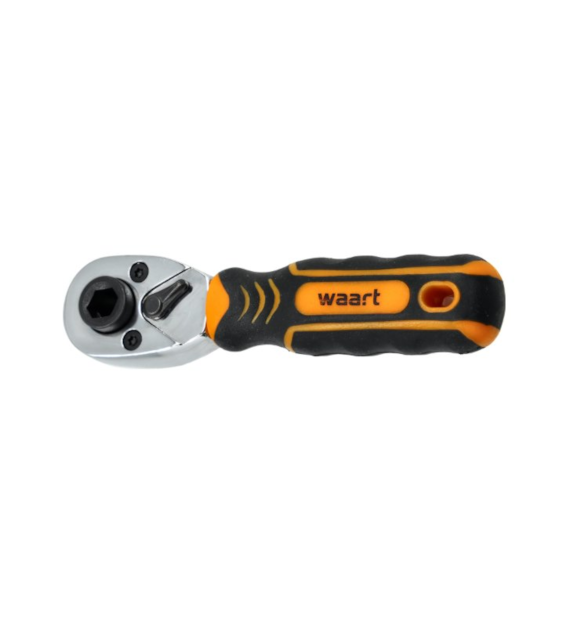 WAART Grzechotka dwustronna 1/4  kwadrat, 1/4  hex
