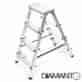 Drabina taboret aluminiowy 3-stopniowy 125kg