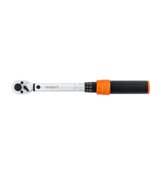 WAART Klucz dynamometryczny 1/4  5-25Nm, 72z, 240 mm, CR-MO, L/P