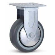 Kółko uniwersalne stałe,  75 mm guma TPR DIAMANTO