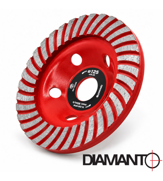 Tarcza diament do szlifowania 125mm TURBO DIAMANTO