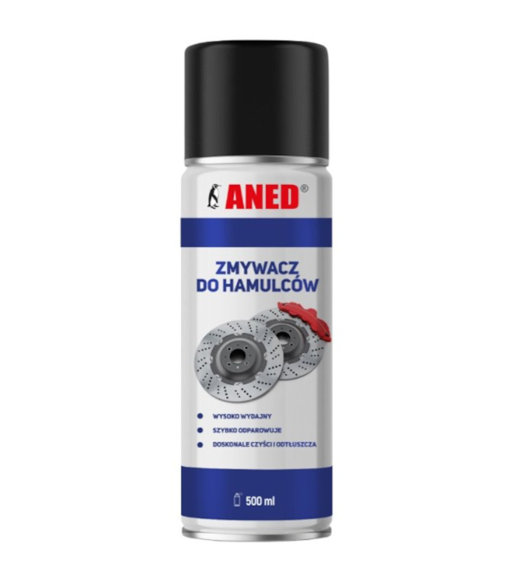 Zmywacz do hamulców w sprayu 500ml ANED