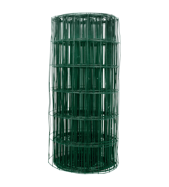 Siatka zgrzewana PCV, oczko 50x100 mm, drut 2,2 mm, 15 m x 1,2 m DIAMANTO