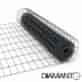 Siatka zgrzewana PCV, oczko 50x100 mm, drut 2,2 mm, 15 m x 1,2 m ANTRACYT (RAL7016) DIAMANTO