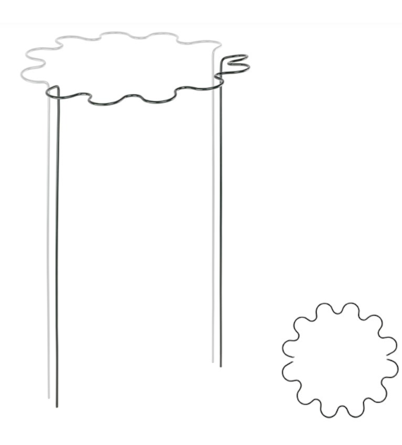 Podpora pierścieniowa falista do roślin wys. 100 cm, śr. 40 cm
