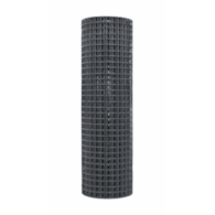 Siatka zgrzewana PCV, oczko 50x100 mm, drut 2,2 mm, 15 m x 1,2 m ANTRACYT (RAL7016) DIAMANTO