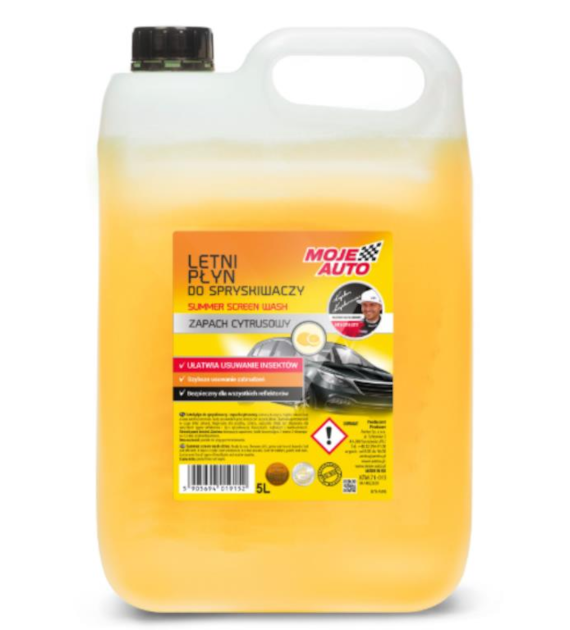 Płyn do spryskiwaczy lato 5L MOJE AUTO