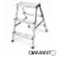 Drabina taboret aluminiowy 3-stopniowy 125kg